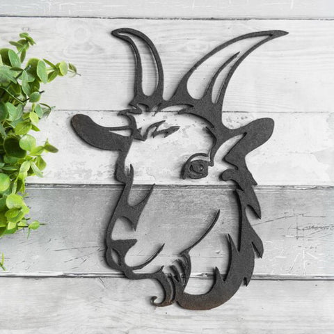 Metal Garden Art-Goat