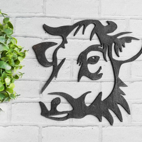 Metal Garden Art-Cow