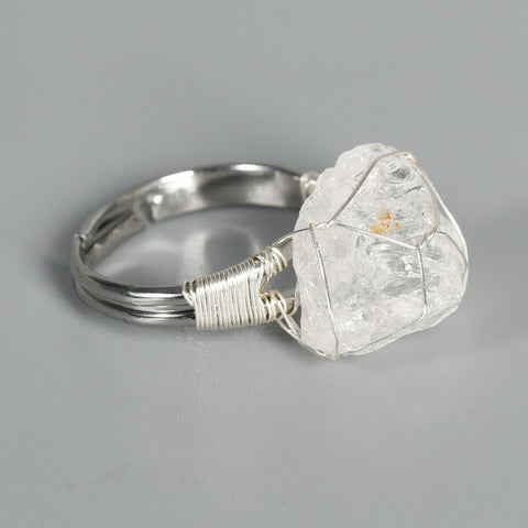 Gemstone Ring-Clear Quartz