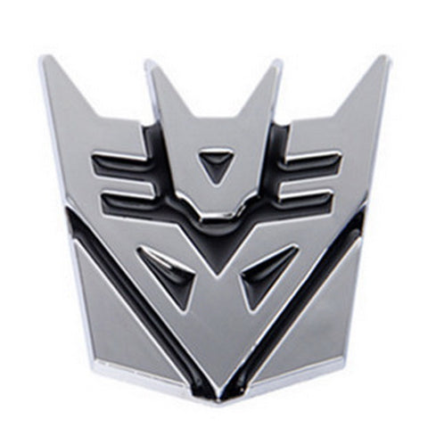 3D Transformers Car Decorate Badge